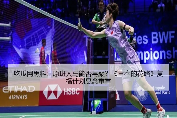 吃瓜网黑料：原班人马能否再聚？《青春的花路》复播计划悬念重重